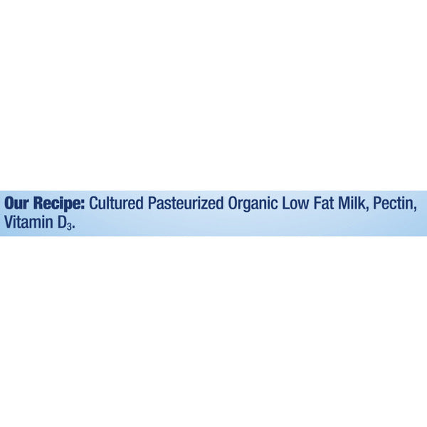 Stonyfield Organic Lowfat Yogurt Plain