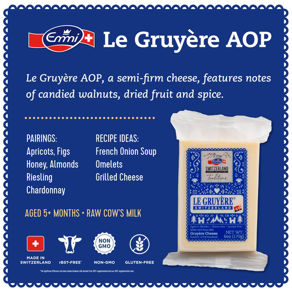 Emmi Le Gruyere AOP Cheese from Switzerland