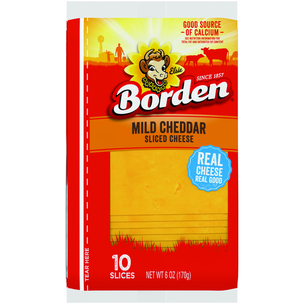 Borden Slices, Mild Cheddar