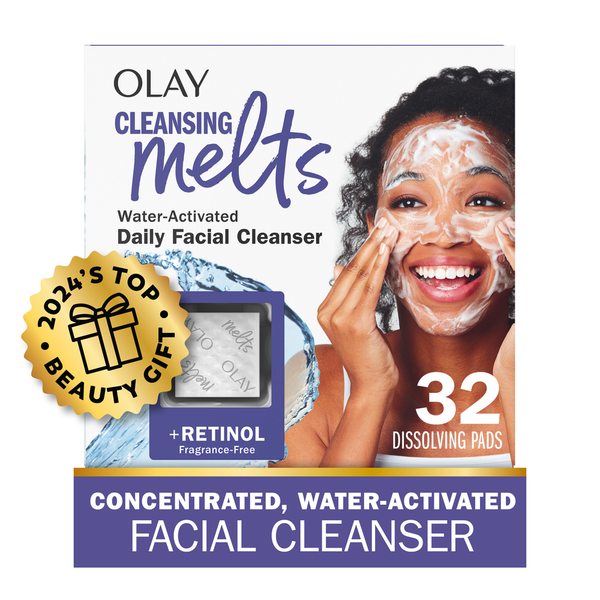Olay Cleansing Melts + Retinol Face Cleanser