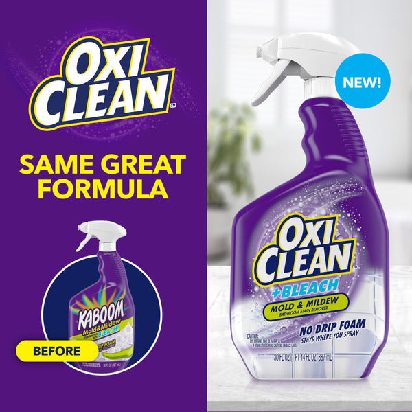OxiClean No Drip Foam Mold & Mildew Stain Remover with Bleach