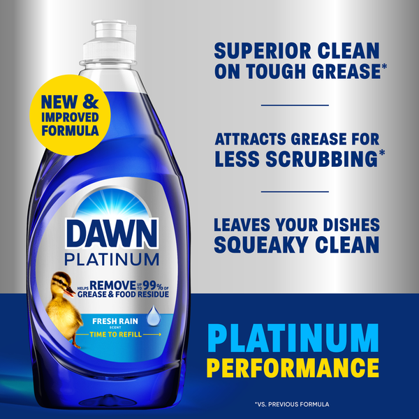 Dawn Platinum Dish Soap Fresh Rain