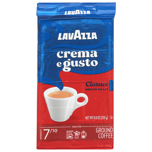 Lavazza Ground Classico Medium Roast Crema E Gusto Coffee
