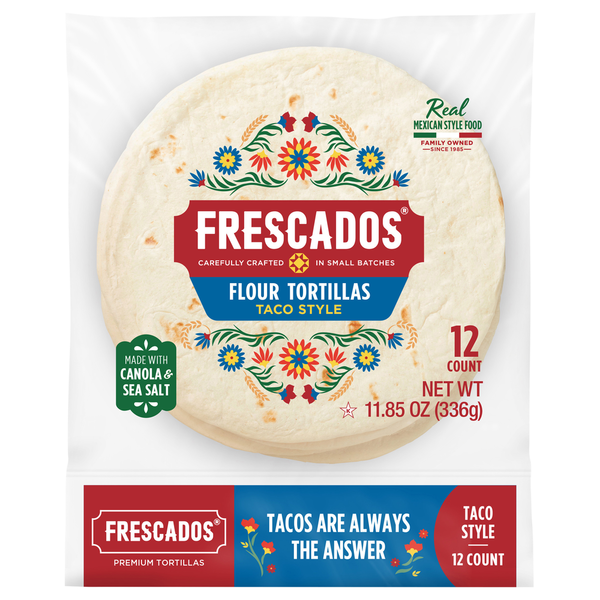 Frescados Flour Taco Style Tortillas