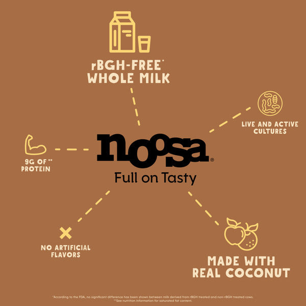 Noosa Coconut Almond Chocolate Mix-ins Yoghurt