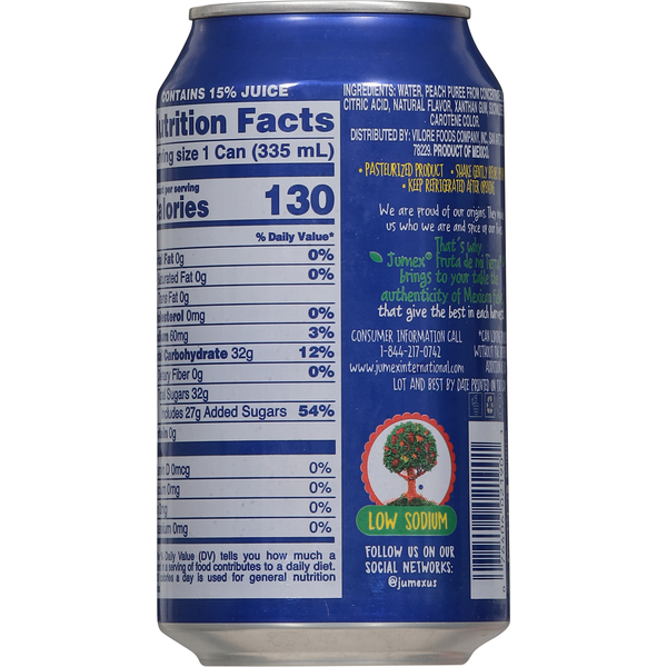 Jumex Nectar, from Concentrate, Peach