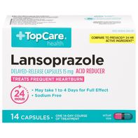 TopCare Lansoprazole, 15 mg, Capsules️