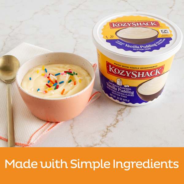 Kozy Shack Vanilla Pudding, Gluten Free Dessert