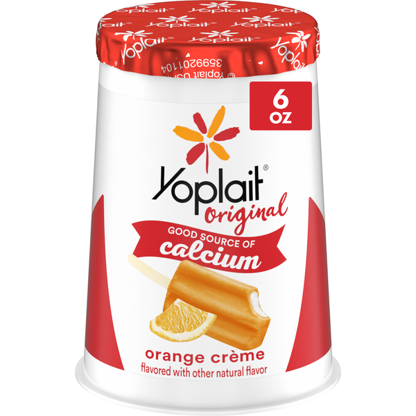 Yoplait Original Orange Creme Flavored Low Fat Yogurt Cup