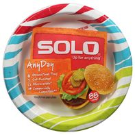 SOLO Paper Plates, Any Day, 10 Inch️