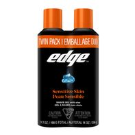 Edge Shave Gel, Sensitive Skin, Twin Pack️