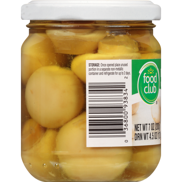 Food Club Mushrooms, Whole