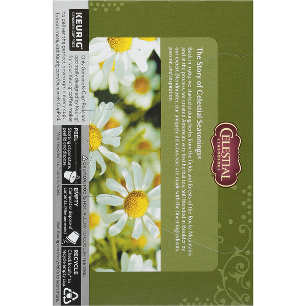 Celestial Seasonings Herbal Tea, Caffeine Free, K-Cup Pods