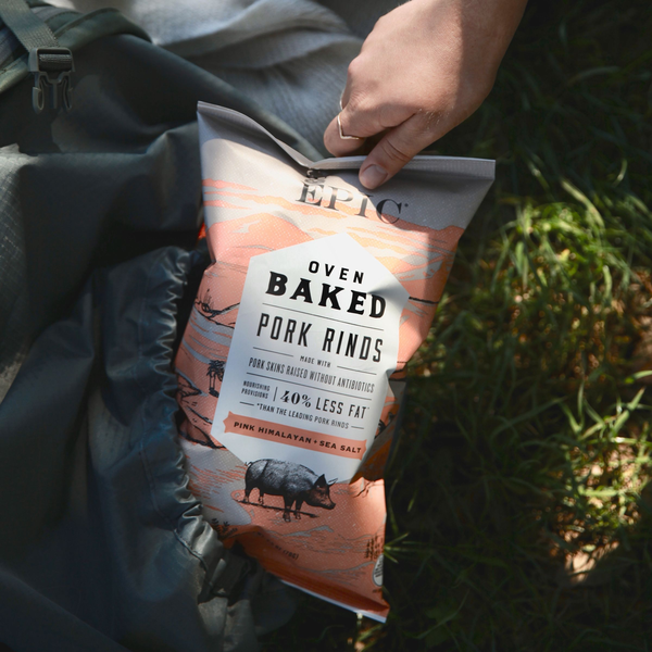 EPIC Pink Himalayan and Sea Salt Baked Pork Rinds