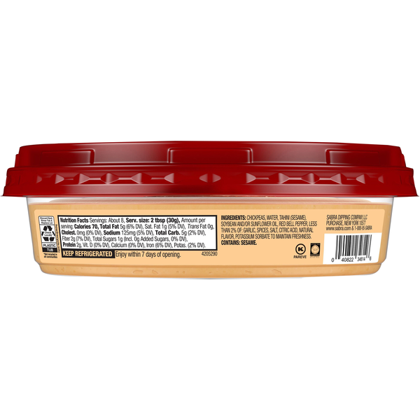 Sabra Roasted Red Pepper Hummus