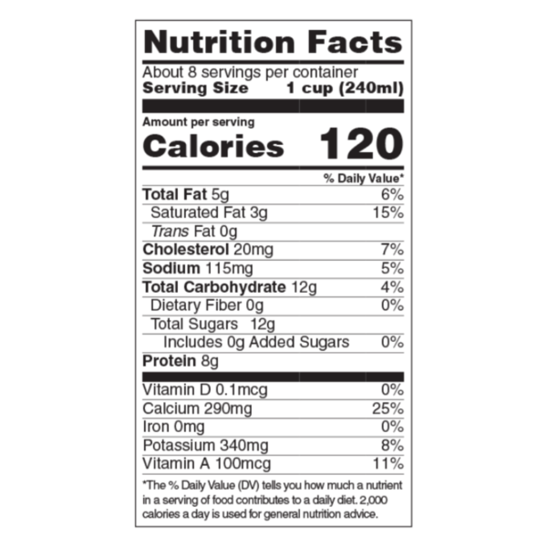 Kalona SuperNatural Organic, 2% Reduced Fat Milk, Grass-fed Cows
