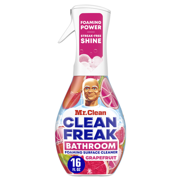 Mr. Clean Clean Freak Foaming Bathroom Surface Cleaner Multi-Surface Spray Starter Kit