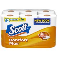Scott ComfortPlus Toilet Paper, 1-Ply️