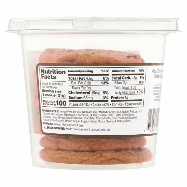 Biscotti Brothers Chocolate Chip Crispy Cookies