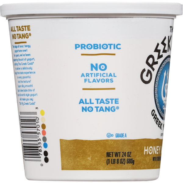 Greek Gods Greek Style Honey Vanilla Yogurt