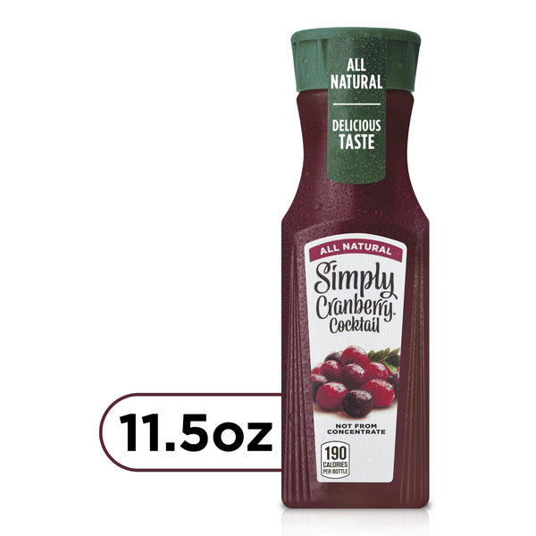 Simply Cranberry Cocktail Fruit Juice
