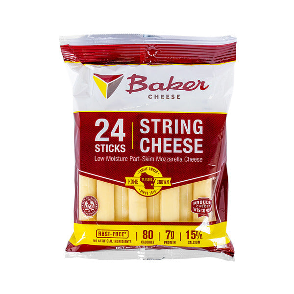 Baker Cheese Mozzarella Low Moisture Part-skim String Cheese