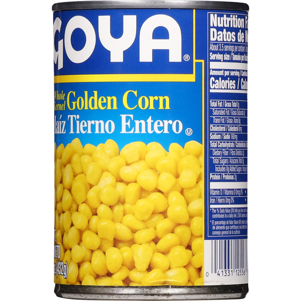 Goya Corn, Golden, Whole Kernel