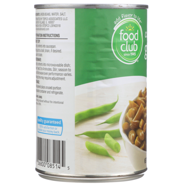 Food Club Cut Green Beans
