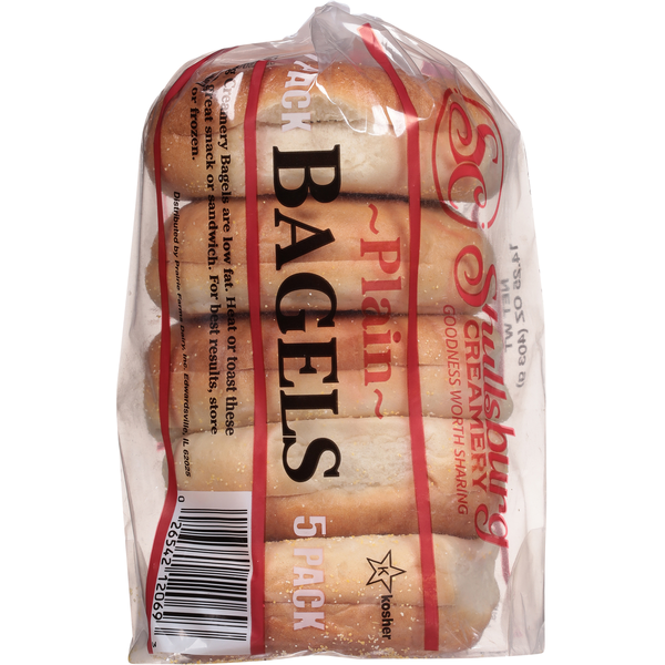 Shullsburg Creamery Bagels Plain