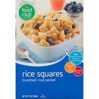 Food Club Rice Squares Toasted Rice Cereal️