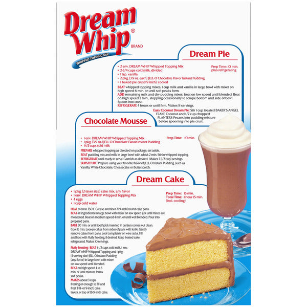 Dream Whip Whipped Topping Mix