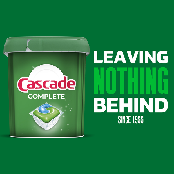 Cascade Complete Dishwasher Detergent Lemon