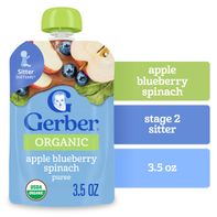 Gerber Stage 2 Baby Food Organic Apple Blueberry S...
️