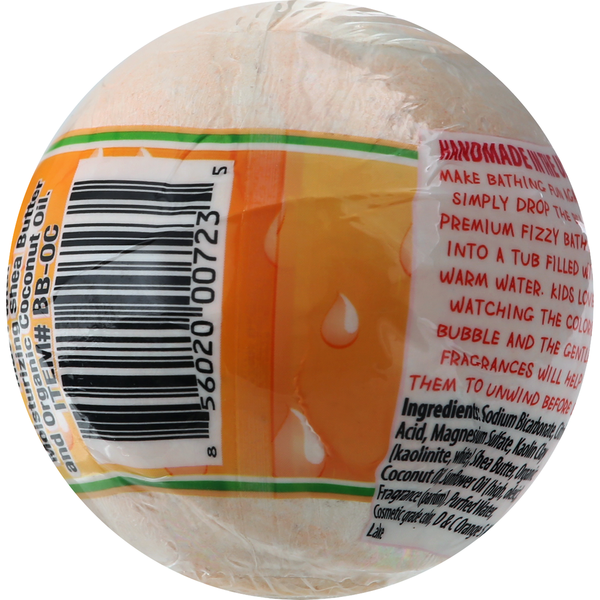 BELA Bath Bomb, Fizzy, Orange Creamsicle
