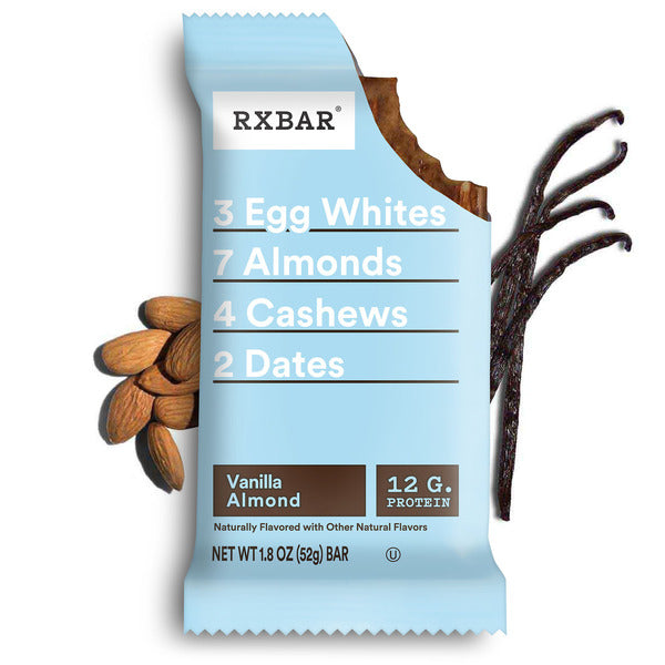 RXBAR Gluten-Free Protein Bar Vanilla Almond, 12g Protein, 1.8 oz