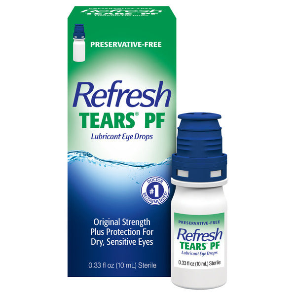 Refresh Tears PF Preservative-Free Artificial Tears Lubricant Eye Drops