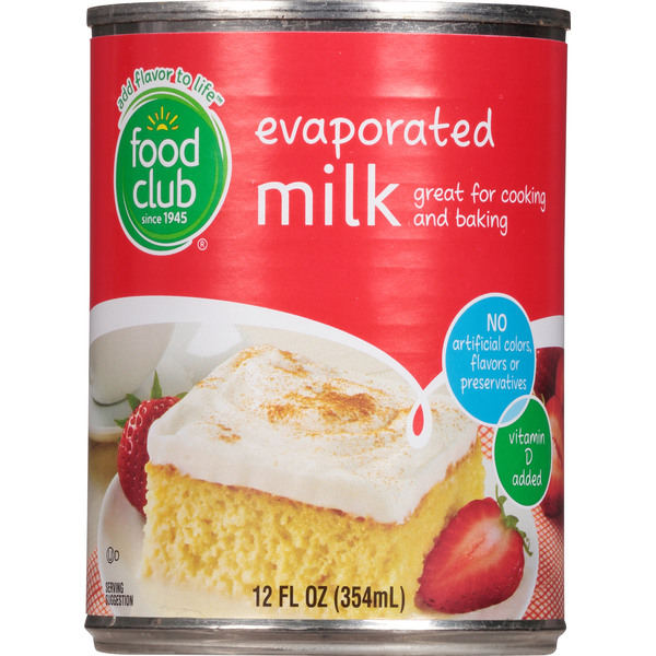 Food Club Milk, Evaporated
