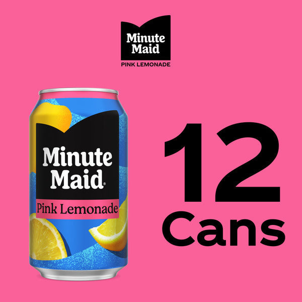 Minute Maid Pink Lemonade Fridge Pack Cans
