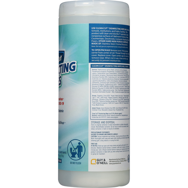 CleanCut Disinfecting Wipes, Fresh Scent