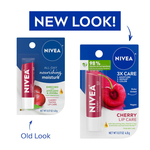 NIVEA Cherry Lip Balm Carded Pack