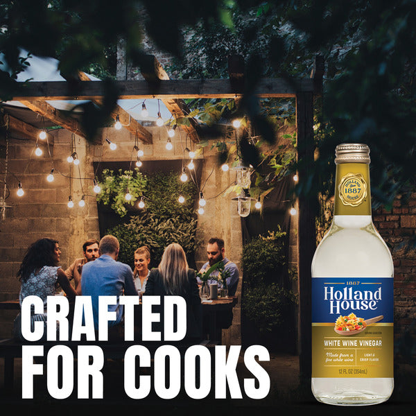 Holland House White Wine Vinegar, 12 FL oz