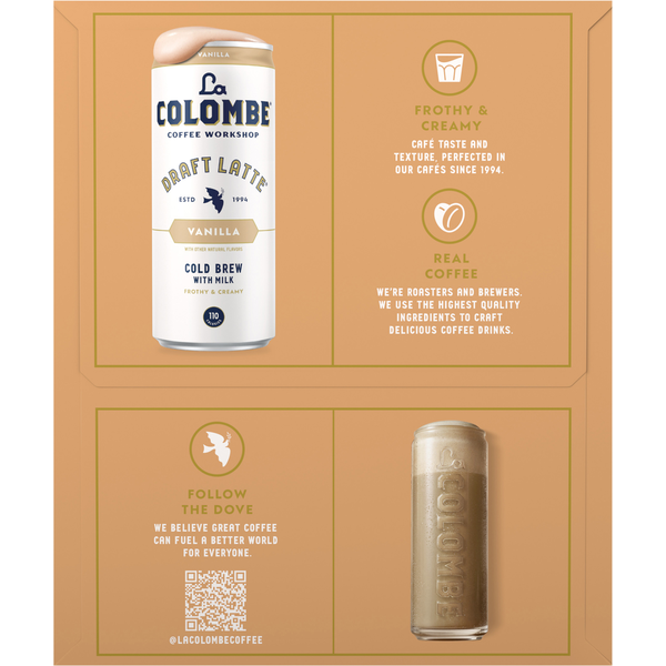 La Colombe Draft Latte Vanilla Cold Brew with Milk