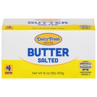 Dairy Fresh Butter, Salted, 4 Quarters️