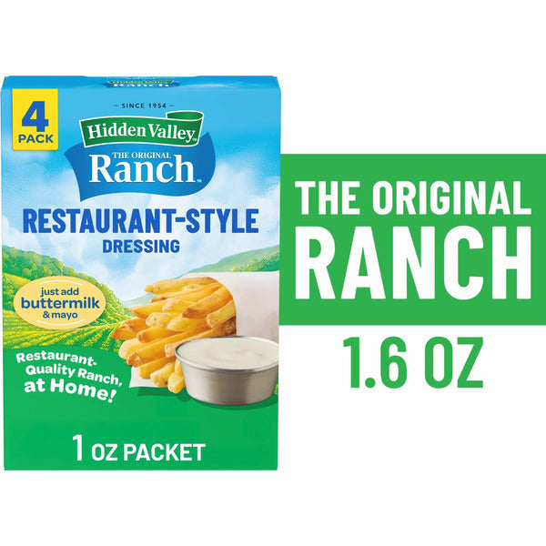 Hidden Valley Buttermilk Ranch Salad Dressing and Seasoning Mix