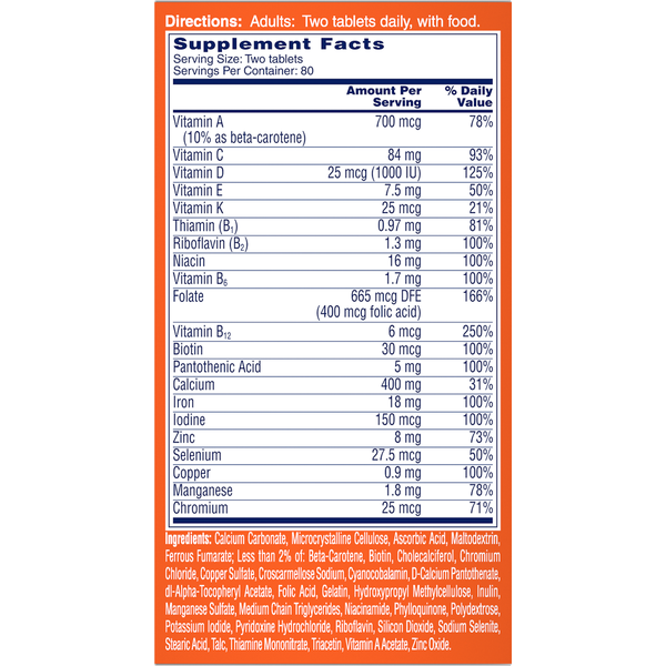 One A Day Complete Multivitamin, Women&