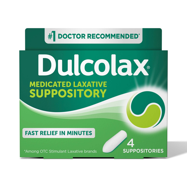 Dulcolax Medicated Stimulant Laxative Suppositories