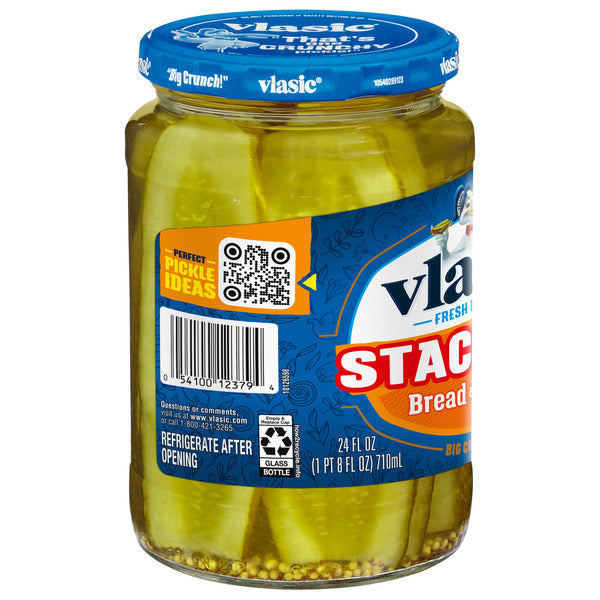 Vlasic Stackers Mildly Sweet Bread & Butter Pickles