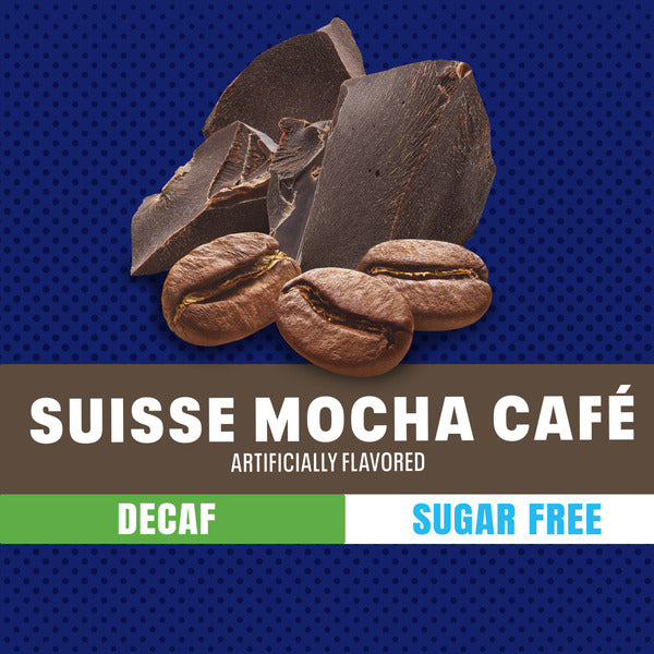 Maxwell House Sugar Free Decaf Suisse Mocha Cafe Instant Cafe-Style Beverage Mix