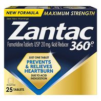 Zantac 360 Acid Reducer, Maximum Strength, 20 mg, ...
️