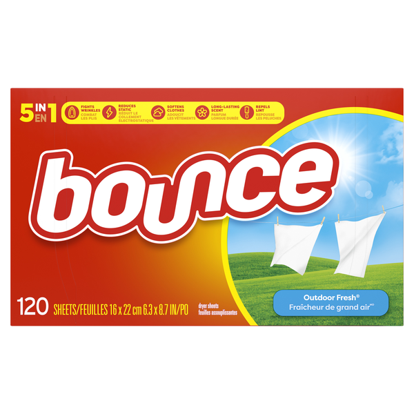 Bounce Dryer Sheets, Outdoor Fresh